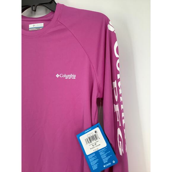 Columbia Women's Small Pink Tidal Tee II PFG Long Sleeve Outdoor Fishing O10-15 - Picture 3 of 8